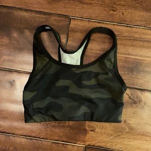 Camo sports bra